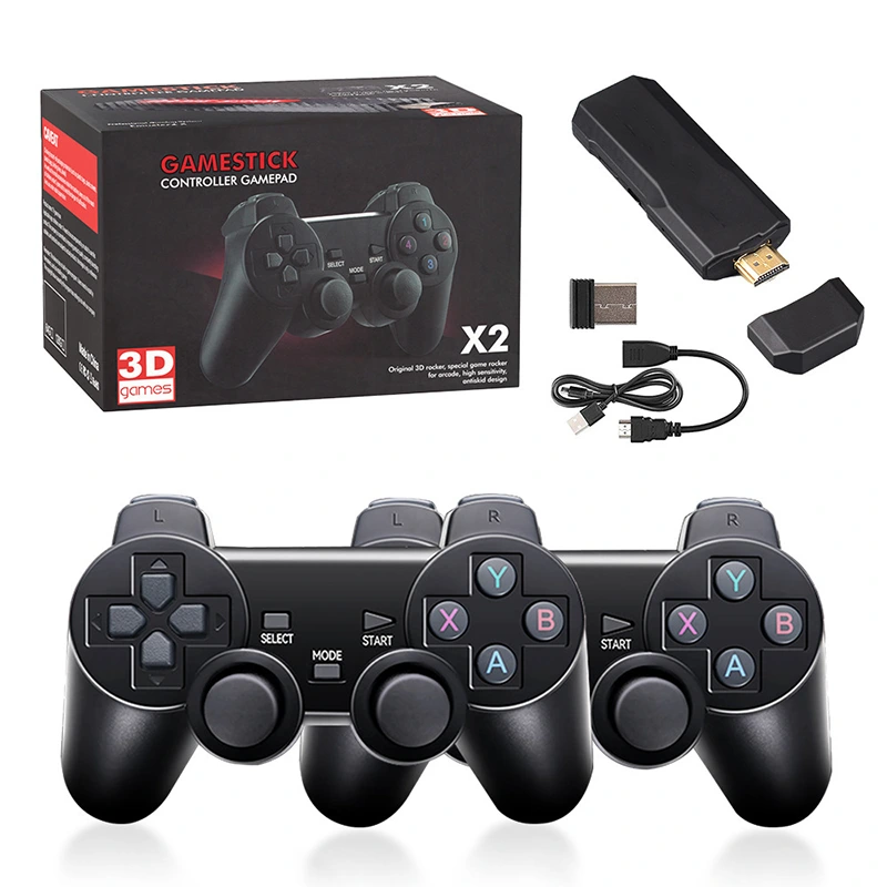 Máy chơi game X2 Video Console 2.4G Bộ điều khiển không dây Trò chơi HD